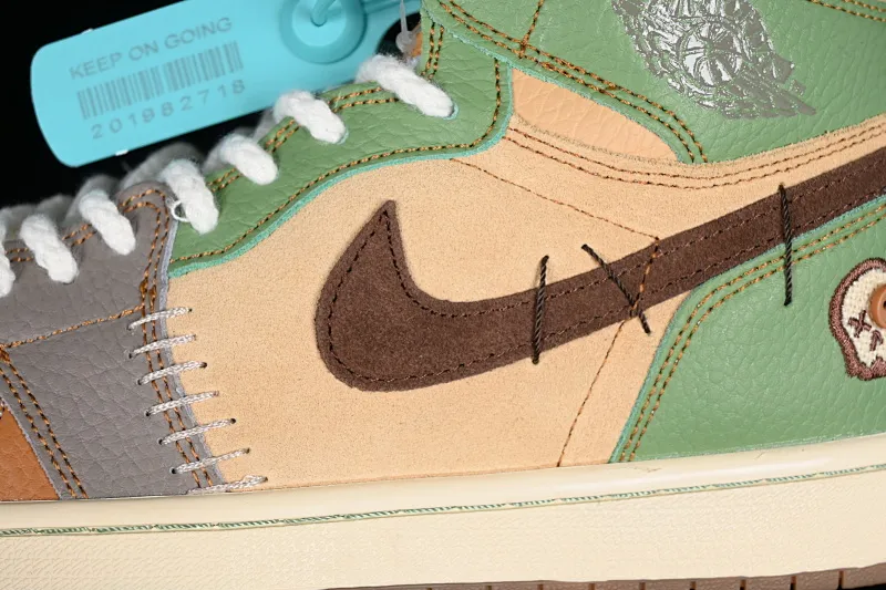 All categories Air Jordan Jordan series basketball shoes Air Jordan 1 High Air Jordan 1 High "Voodoo" AJ1 Joe 1 Voodoo Doll Retro Culture Leisure Sports Sneakers DZ7292-100